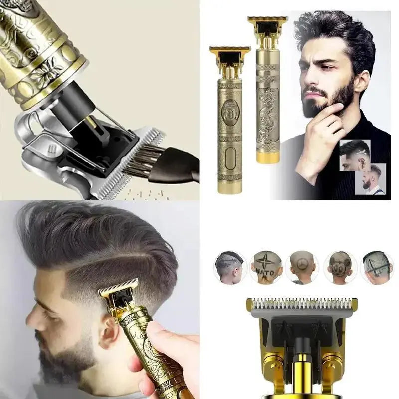 Máquina de corte de cabelo masculina profissional elétrica aleatória